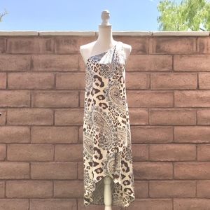 Tommy Bahama silk one shoulder dress